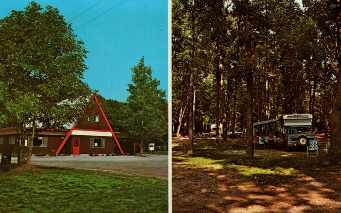 Petersburg KOA - Vintage Postcard